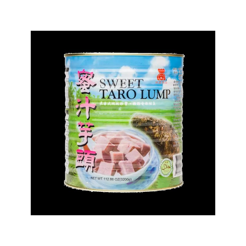 Tea Zone Premium Sweet Taro Lump - Can (7.05 lbs),