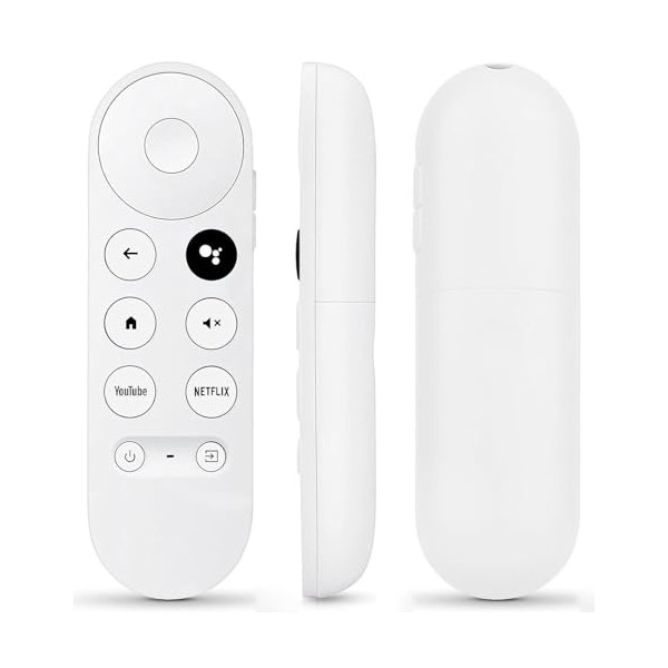 Griscen New Voice Remote for Google Chromecast 4k Snow TV,