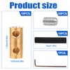 10pcs 10 AWG Gauge Wire Connector Nut Kit, Brass Splicing
