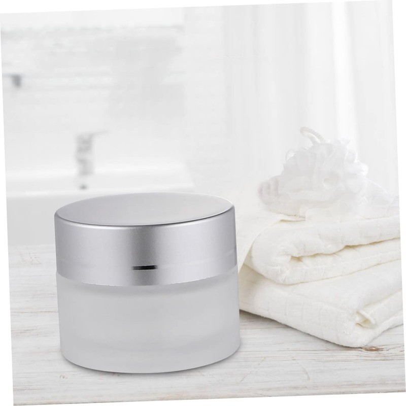 DOITOOL Mini Glass Cosmetics Containers Cream Storage Jars 5g Sample