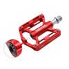 QIRUN Cross Bike Pedals, Ultra Lightweight, Aluminum Alloy, Flat Pedals,