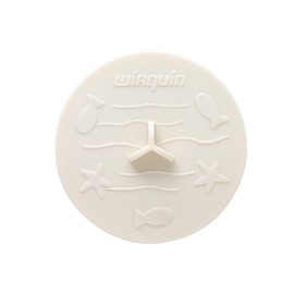 Wirquin 39222301 Frisby Universal Sink Plug Diameter 105 mm, White, 39222501