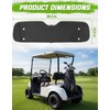 CYOOYC Seat Back Cap for EZGO RXV Valor 2025, Black