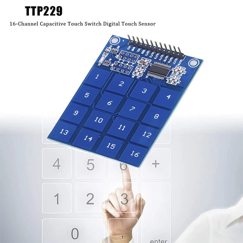 Ren He 3pcs TTP229 16 Channel Capacitive Touch Switch Digital