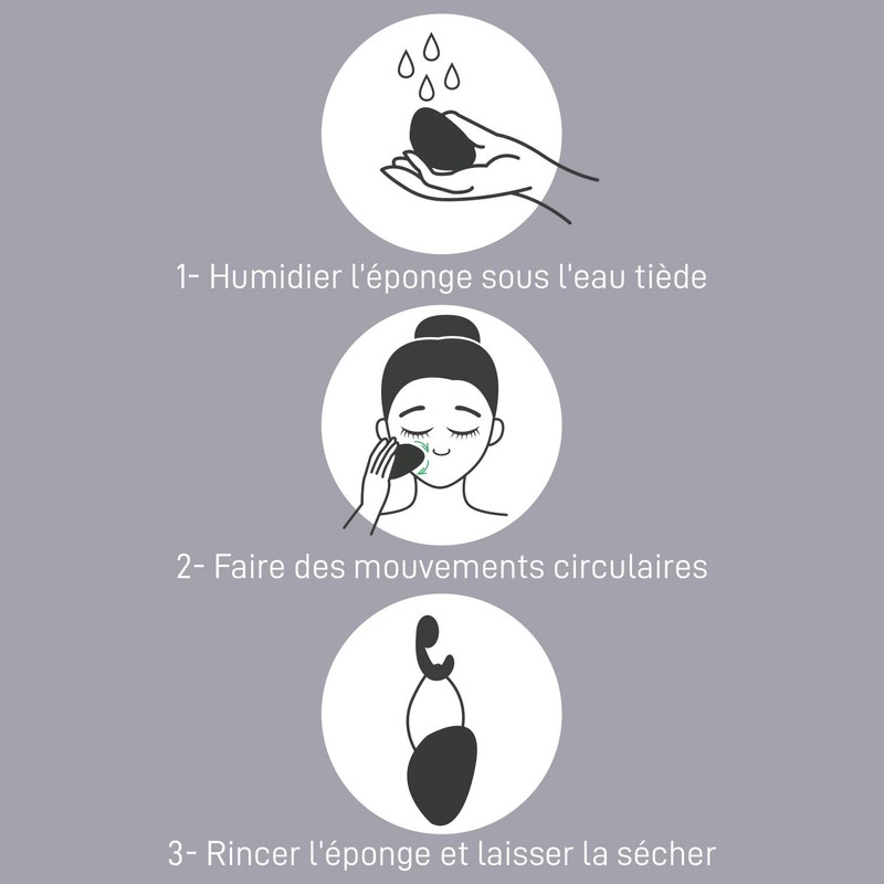 Konjac Charcoal Facial Sponge