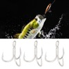 20Pcs High Carbon steel Strength Sharp Treble Hooks with Barb