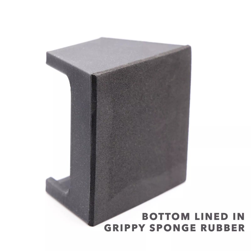 Bioluminous Uniden BCD325P2 Custom Drop-In Angled Desk Stand with Grippy