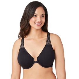 Wacoal Women's Soft Embrace Front Close Bra, Black, 32C