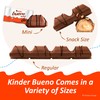 Kinder Bueno Milk Chocolate and Hazelnut Cream, Bulk 30 Pack,