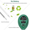 Senua Soil pH Meter, 3-in-1 Soil Tester with Moisture, Light