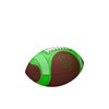 WILSON GST SpeedSkin Hylite Football - Brown/Green, Peewee Size