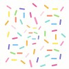 300PCS Confetti Wall Decals, Removable Peel and Stick Sprinkle Wall