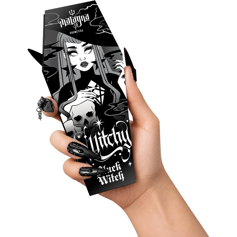 Malagna Cosmetics Paleta de Sombras de ojos 5 tonos negros