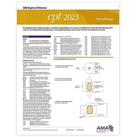 Dermatology (CPT 2023 Express Reference Coding Card)