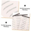 Baluue 3 Sheets Eyebrow Stickers Natural Looking Peel Off Transfer
