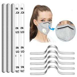 Aluminum Strips Nose Wire,Nose Bridge for Mask,90MM Metal Flat Nose Clips Nose Bridge Bracket DIY Wire