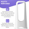 Potty Logic Potty Nirvana Hand Device to Enhance Bowel Movement,