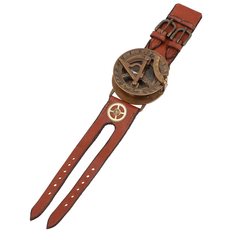 Gusti Leder studio "Dennis" Genuine Leather Sundial Bracelet 2A22-24-10
