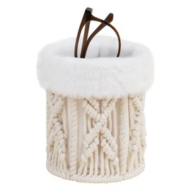 KALYLOC Anti-Scratch Eyeglass Holder Stand with Plush Lined, Boho Decor Glasses Holder Case, Easy to Clean Eye Glass Storage Organizer for Nightstand Table Desk Office