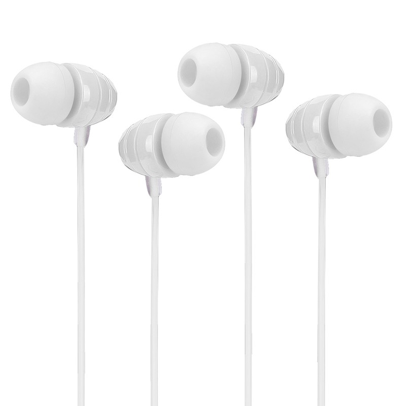 3.5mm Wired Control InEar Headphone Stereo Earphone with Microphone Wide