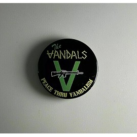 Unbranded The Vandals Peace Through Vandalism 1” Button V001B Badge Pin
