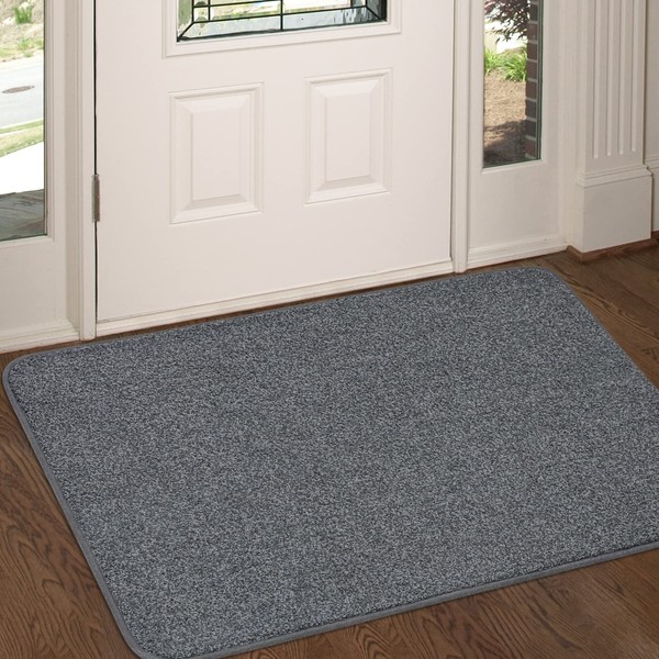 LINLA Indoor Doormat-Super Absorbs Mud Low Profile Door Mat 35"