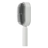Cushion Hair Brush Self Cleaning Scalp Massage Rounded Comb Teeth