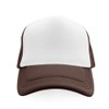 TOPTIE Blank 5 Panel Trucker Hat Foam Front Mesh Back