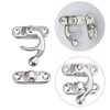 uxcell Retro Lock Clasp Right Latch Hook Hasp 42mm x