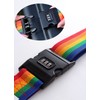 YUTOU Luggage Strap with Lock Cross Luggage Belt Suitcase Strap