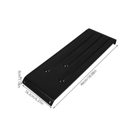 PACKOVE 2Pcs Wheelchair Side Guards Durable Wind Deflectors for Enhanced Comfort Simple Installation for Elderly Black Wheelchair Accessory Protects Against Scratches and Impacts