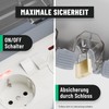 Greate Lockable Outdoor Socket Waterproof Garden with Switch - 2-Way