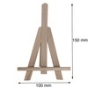 WooDeeDoo Mini Wooden Table Top LUX Easel | 15 cm