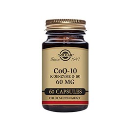 Solgar CoQ-10 (Coenzyme Q-10) 60 mg Vegetable Capsules - Pack of 60 - for Busy Schedules and Over 50s - Helps Cell Regeneration - Vegan and Gluten Free
