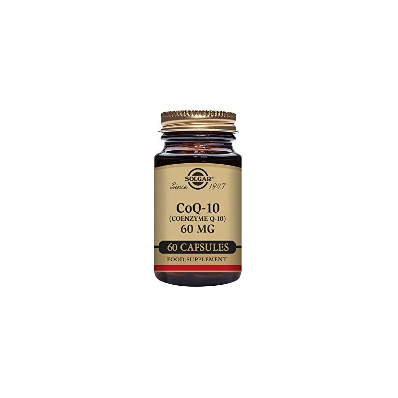 Solgar CoQ-10 (Coenzyme Q-10) 60 mg Vegetable Capsules - Pack