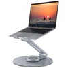 OMOTON Adjustable Laptop Stand with 360 Rotating Base, Ergonomic Laptop
