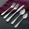 Oneida Silverware Set For 8, Flight 45-Piece Everyday Flatware Set