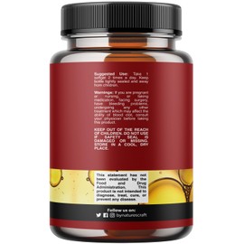 Natures Craft Icelandic Cod Liver Oil Softgels - Wild Caught EPA DHA Omega 3 Fish Oil 1000mg per serving - Sustainably Sourced Burpless Fish Oil Supplement with Vitamin D3 & A for Heart Joint Brain & Immune Support