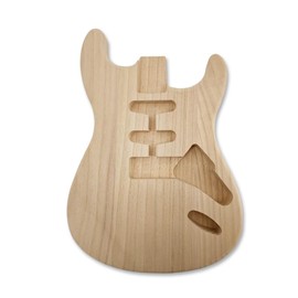 YoungMonic Unfinished Electric Guitar Body Blank wood paulownia wood SSH/SSS Style Replacement DIY (SSH Style)