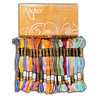 20 Variegated Multi Shades Anchor Cotton Cross Stitch Embroidery Threads