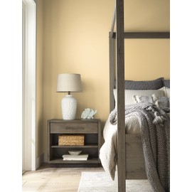 KILZ TRIBUTE Paint & Primer, Interior, Color Sample, Jazz Age Yellow, 8 Ounces