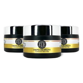 3 Frascos De Crema De Argan Natural Jye 180 Gramos