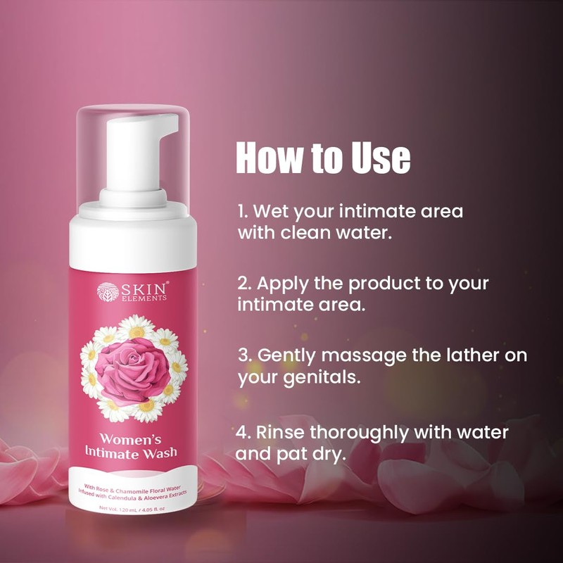 Skin Elements Intimate wash for Women 120 ml | with