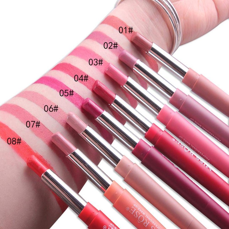 GoBeLi® Lip Liner 2-in-1 Lipstick (Flash of Pink 03) Lipstick