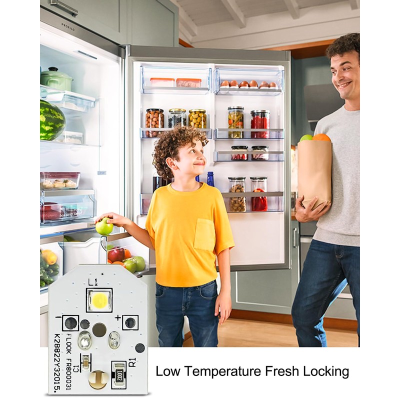 New Upgraded WR55X11132 WR55X25754 Refrigerator Bulb LED Light Fit for