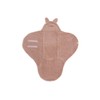 Jollein Baby Einschlagdecke - Bunny, Wild Rose - Mit Ohren