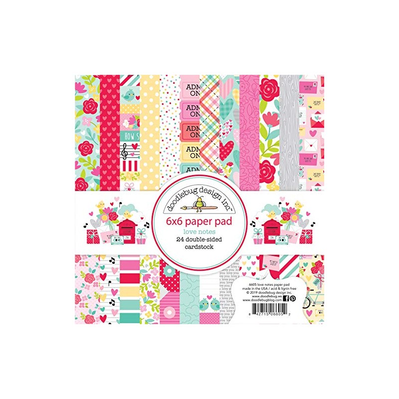 Love Notes Paper 6X6 PAD