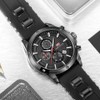 Minifocus 미니포커스 남성 러버메탈밴드 손목시계 MF0089G Minifocus Men's Rubber Metal