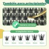 Extensiones De Pestañas Kit 144pcs Mixta Gruesa Chloe Laurel