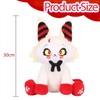 YISKY Hazbin Hotel Doll, 30 cm Hazbin Plush Toy, Cartoon